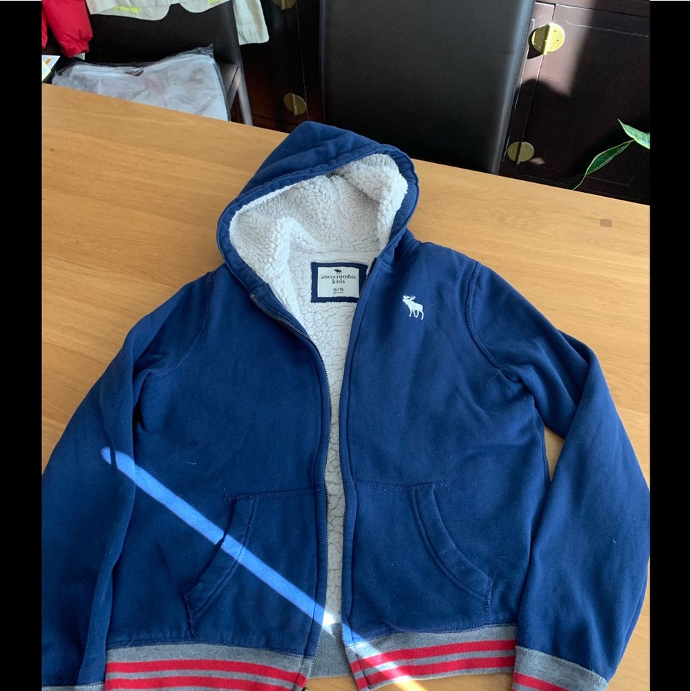 Abercrombie kids sherpa lined hoodie